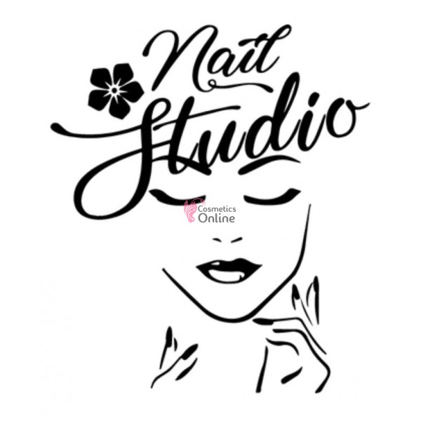 Sablon sticker de perete pentru salon de infrumusetare - J058XL - Nail Studio